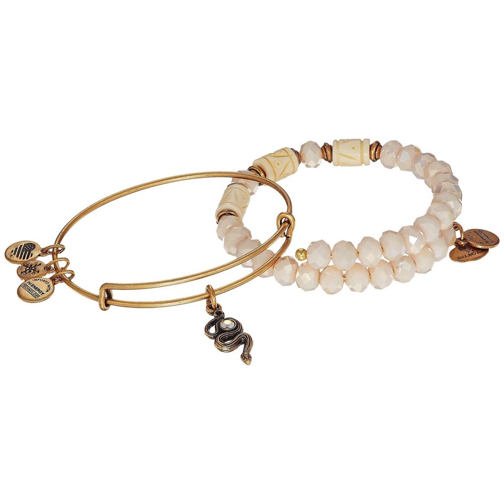 Alex & Ani (Set of 2) W/ Swarovski Crystal